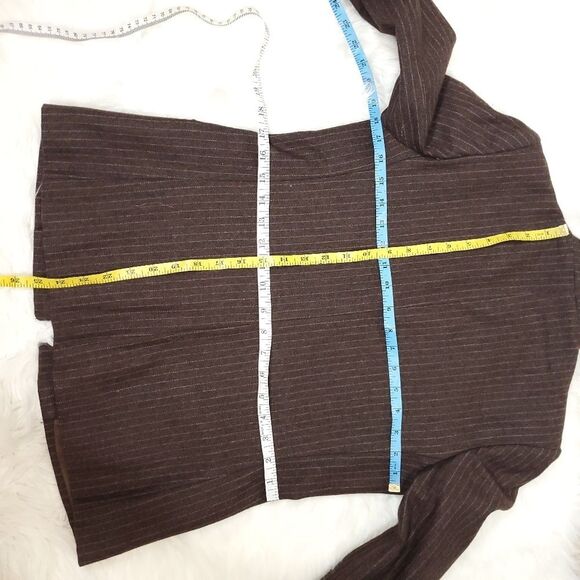 Vintage Daniel for Spellbound Pinstripe Wool Blazer Jacket Size 8 - Picture 7 of 10